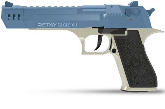 Retay Eagle XU - Blank Starting Pistol in Satin & Blue (9mm)