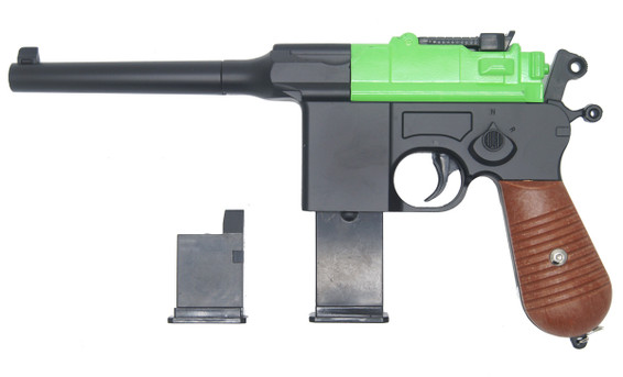 Galaxy G12 BB Gun Replica Pistol in Radioactive Green