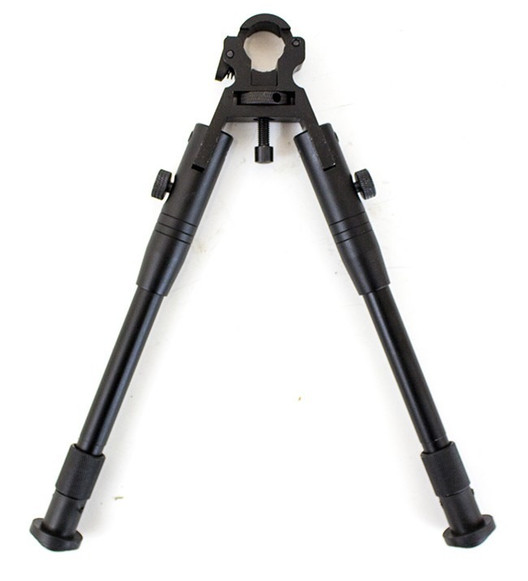Nuprol Metal Barrel Mount Bipod In Black