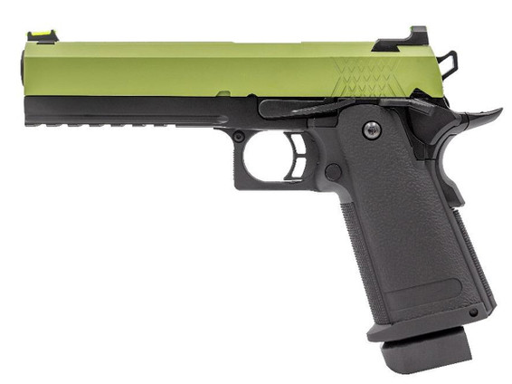 Raven Hi Capa 5.1 GBB Pistol in Green (RGP-03-09)