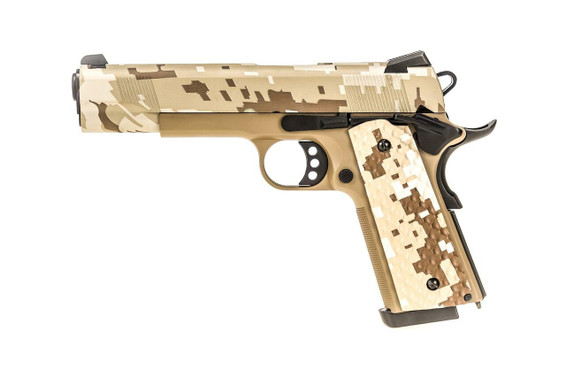 Raven M1911 MEU GBB Pistol Camo Frame in Digital Desert
