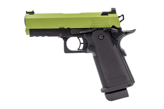 Raven Hi-Capa 3.8 Pro GBB Airsoft pistol in Green (RGP-03-23)