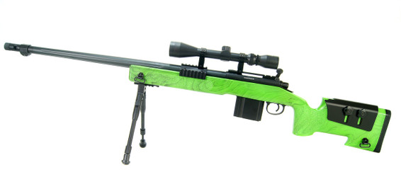 Well MB4416 M40A5 Spring Sniper Rifle in Green