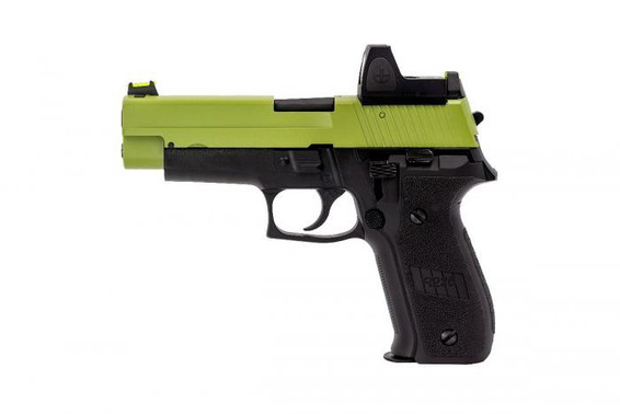 Raven R226 GBB Pistol with Green Slide & BDS Sight