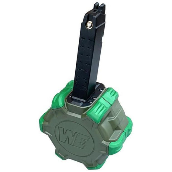 WE Tech G17/EU17  (GBB) Gas Blowback 350 Round Drum Mag   WE Tech G17/EU17  (GBB) Gas Blowback 350 Round Drum Mag