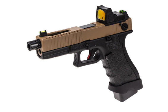 Vorsk EU18 Gas Pistol in Bronze & Tan with BDS Sight