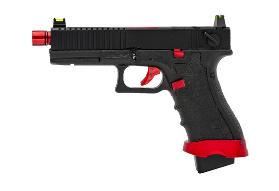 VORSK EU18 TACTICAL GAS BLOWBACK PISTOL IN TACTICAL RED & BLACK
