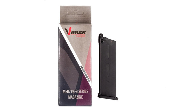 Vorsk MEU/VX-9 Gas Pistol Magazine in Black (VGM-03-02) Vorsk MEU/VX-9 Gas Pistol Magazine in Black (VGM-03-02)