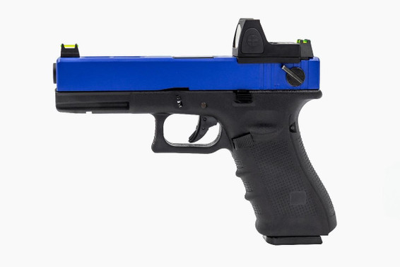 Raven EU18 GBB Pistol in Blue with BDS Sight (RGP-00-01-BDS)