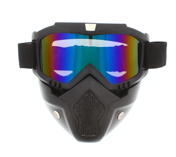 Full Face Mask for Airsoft BF655 with Chameleon Plastic Lens