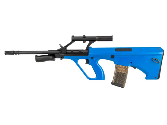 Snow Wolf AUG Airsoft Replica with Scope in Blue Snow Wolf AUG Airsoft Replica with Scope in Blue