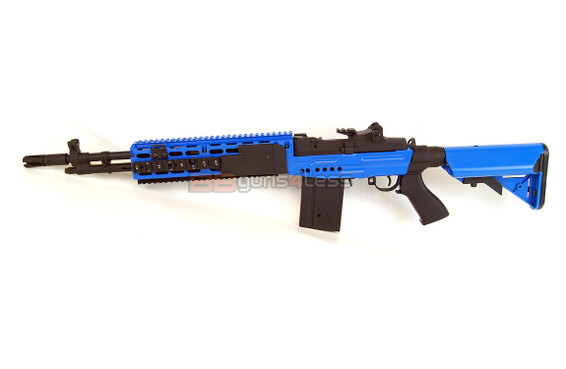 Cyma CM032 EBR M14 Tactical AEG Airsoft Rifle in Blue