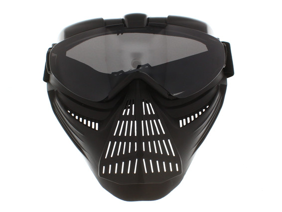 Airsoft Full Face Mask K04 with Plastic Lens In Black Airsoft Full Face Mask K04 with Plastic Lens In Black