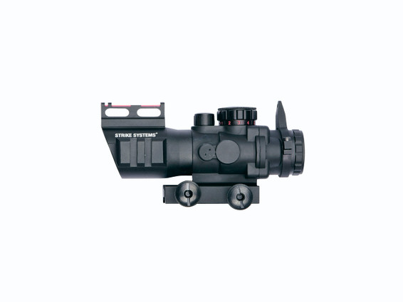 ASG - Strike Systems 4x32 Airsoft Scope With Rails & Fibre Optics (16458)