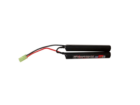 ASG Airsoft Battery 9,6V 1600Mah Nimh Nunchuck Tamiya Connector ASG Airsoft Battery 9,6V 1600Mah Nimh Nunchuck Tamiya Connector