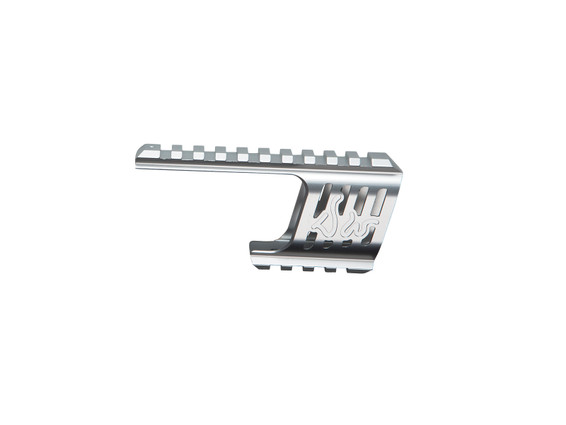 ASG Custom CNC Tactical Rail Mount for Dan Wesson 715 Revolver in Silver ASG Custom CNC Tactical Rail Mount for Dan Wesson 715 Revolver in Silver