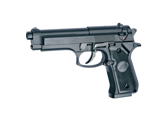 ASG - M92FS Spring Airsoft Pistol in Tactical Black ASG - M92FS Spring Airsoft Pistol in Tactical Black