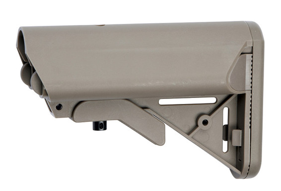 ASG AR15/M4 Airsoft Rifle Crane Stock in Desert Tan
