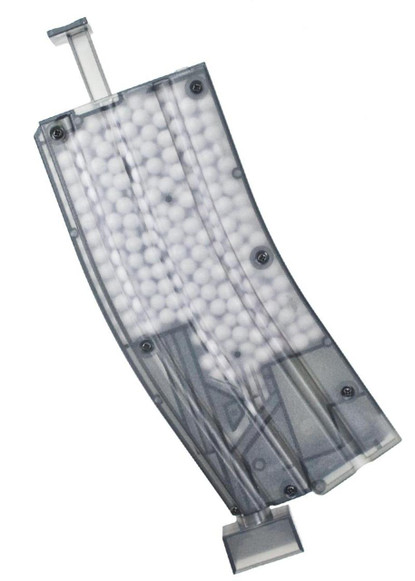 ASG - 400Rd M4 Style Airsoft Rifle Magazine Speed loader in Clear ASG - 400Rd M4 Style Airsoft Rifle Magazine Speed loader in Clear
