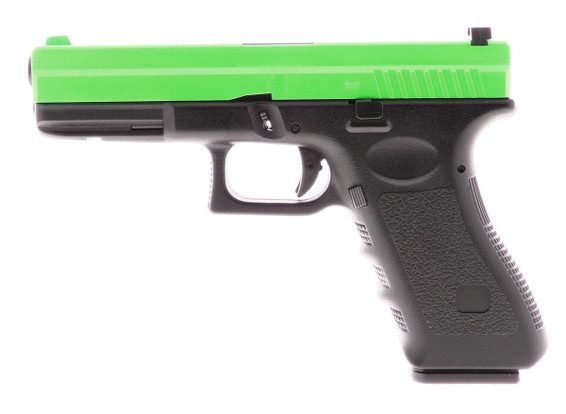 HFC HG-184 EU17 Gas BlowBack Pistol in Two Tone Green HFC HG-184 EU17 Gas BlowBack Pistol in Two Tone Green