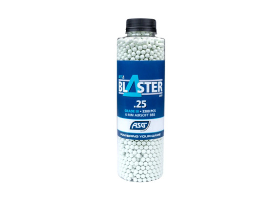 ASG - Beta Blaster Airsoft BB Pellets 0.20g in White - 3300 Rounds