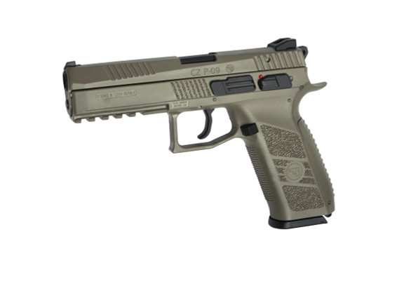 ASG CZ P-09 Replica Gas Blowback Airsoft Pistol Inc Pistol Case in Tan ASG CZ P-09 Replica Gas Blowback Airsoft Pistol Inc Pistol Case in Tan