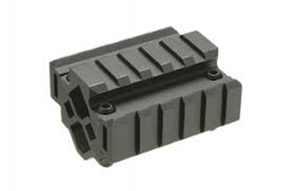 Tokyo Marui Railed Barrel Mount (Long Version) in Black