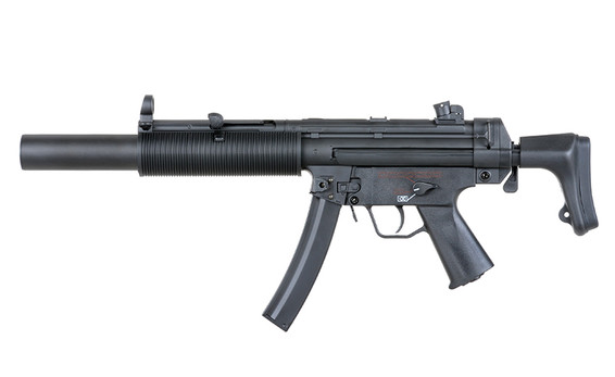 Cyma CM041 SD6 MP5 SMG Airsoft AEG With Sliding Stock in Black