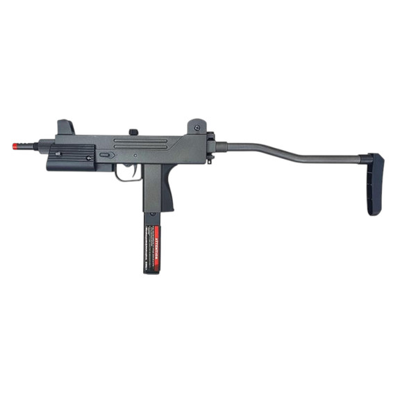 HFC HG203 T77 HG203 Gas Blowback Airsoft Sub Machine Gun in Black (With Case)