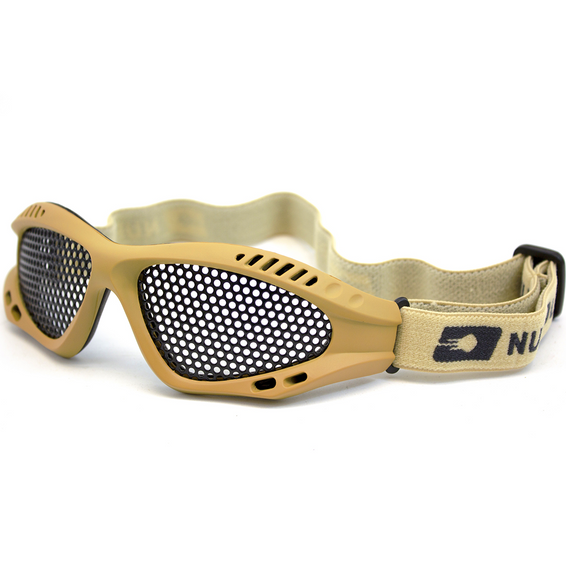 Nuprol Airsoft Small Mesh Safety Goggles in Desert Tan Nuprol Airsoft Small Mesh Safety Goggles in Desert Tan