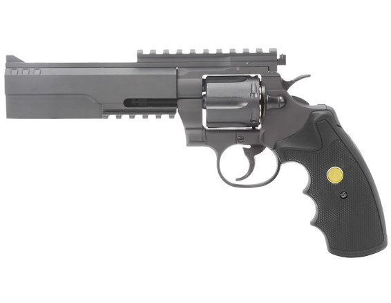 King Arms Python .357 - EVIL Co2 Airsoft Revolver in Tactical Black