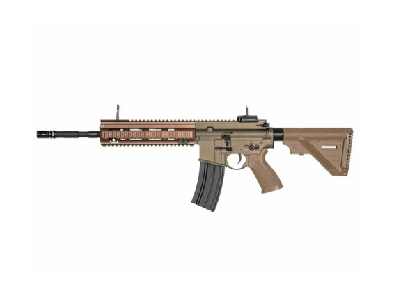 Double Bell 416-A5 AEG Airsoft Rifle with Adjustable Hop-up in Desert Tan (813S)
