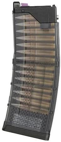 Lancer L5AWM Gas Magazine Fits CGS & TM MWS System Airsoft Rifles in Black