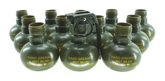 APS Thunder C M67 Airsoft Hand Grenade Complete Package 12pcs  Set (TC-A)