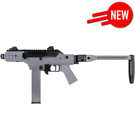 Vorsk VMP-2SC Gas Blowback Airsoft Rifle SMG with Folding Stock in Grey