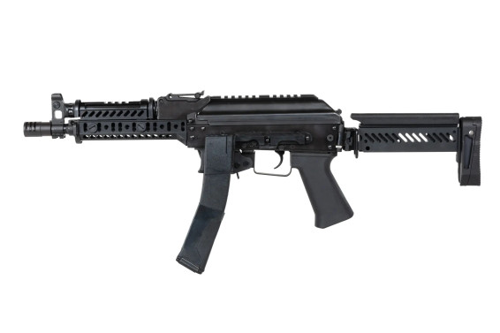 LCT Sport Witiaź Sport ZP-19-01 AEG Airsoft Rifle with Adjustable Stock in Tactical Black
