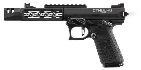Lancer Tactical Tandemkross CTHULHU Gas Blowback Airsoft Pistol in Black/Silver