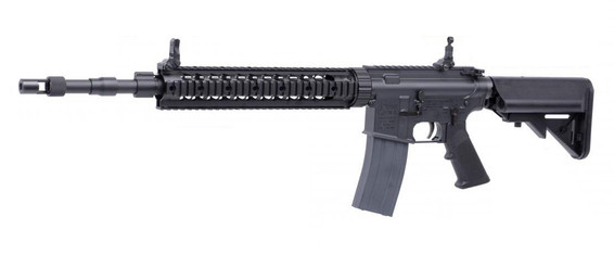 CYMA/EMG COLT.1006 MK12 MOD1 18" Gas Blowback Airsoft Rifle with Adjustable Crane Stock in Black