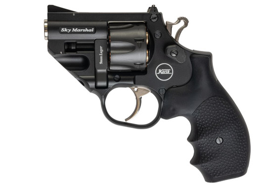 Ares/RWA APR-007 Korth Sky Marshal Co2-Powered Airsoft Revolver in Black