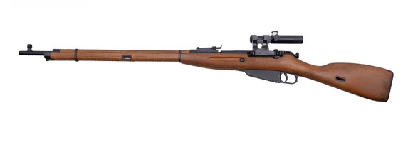 Double Bell 105+ Mosin Nagant M1891/30 Bolt Action Shell Ejecting Airsoft Sniper Rifle in Real Wood