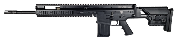 ARES - Licenced FN Herstal SCAR H-TPR Airsoft Rifle with Adjustable Stock in Black (200833)