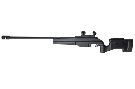 Ares MSR-009 Mid-Range Gas-Powered Bolt Action Airsoft Sniper Rifle with Scope & Bipod in Black