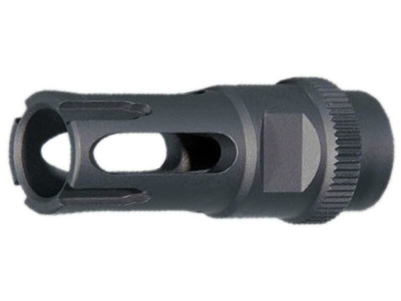 Ares M16 Airsoft Rifle Flash Hider (14mm Thread - Type D) in Black
