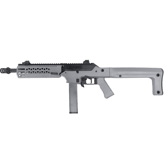 Vorsk VMP-2MCR Gas Blowback Airsoft Rifle with Fixed Stock in Grey (328 FPS / 1 Joule)