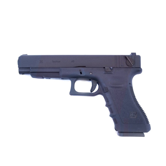 WE Tech EU35 GEN3 Gas Blowback Airsoft Pistol in Black
