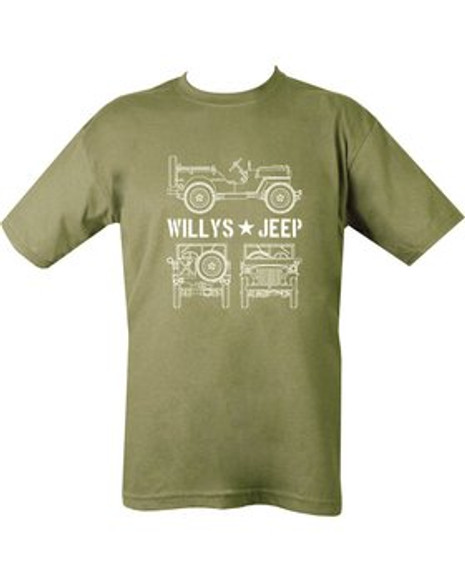 Willy's Jeep army T shirt Willy's Jeep army T shirt