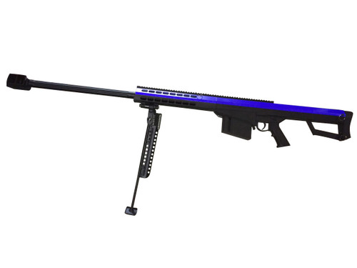 Barrett M82a1 Bolt Action Sniper Rifle In Blue Black Bbgunsuk Co Uk