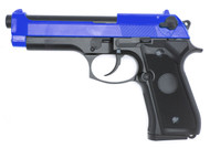 WELL G195 92FS Co2 GBB Full Metal Pistol in blue