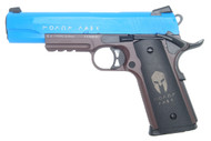 Double Bell 785 Replica M1911 GBB MOLON LABE Pistol in Blue