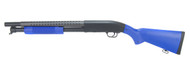 Double Eagle M58A M500 Replica Tactical Shotgun in Blue